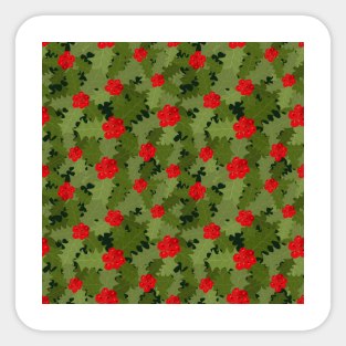 Christmas Flora Sticker